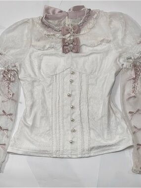 Official Liz Lisa Ribbon Top with Arm Warmers